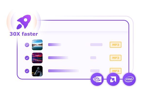 Multiple H/W Technologies to Accelerate Conversion Speed
